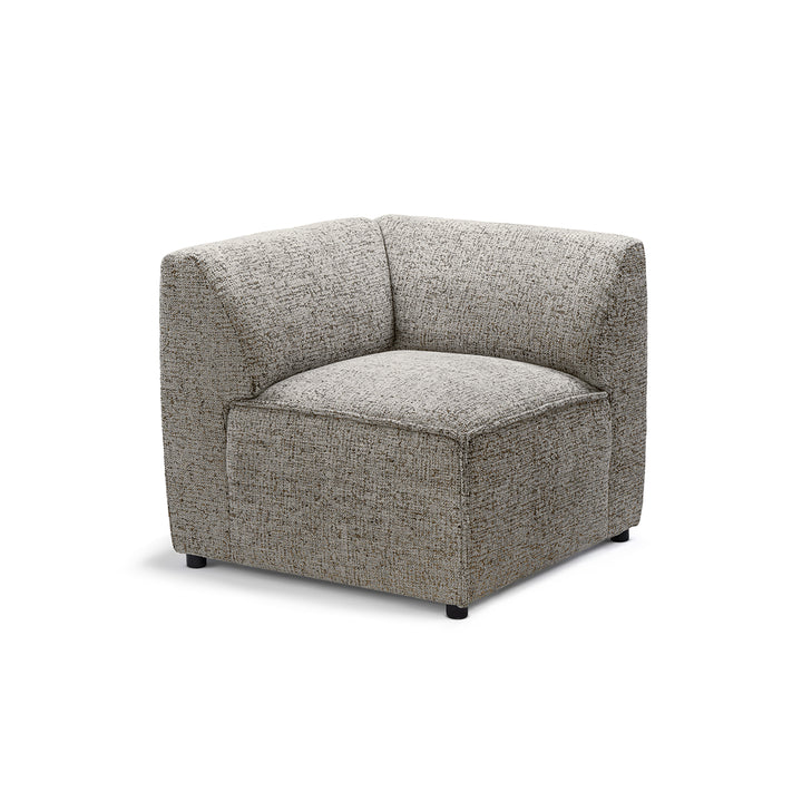 Sofa Modułowa BRICK Moduł M Prawo Szary Taupe (BELLA 15)