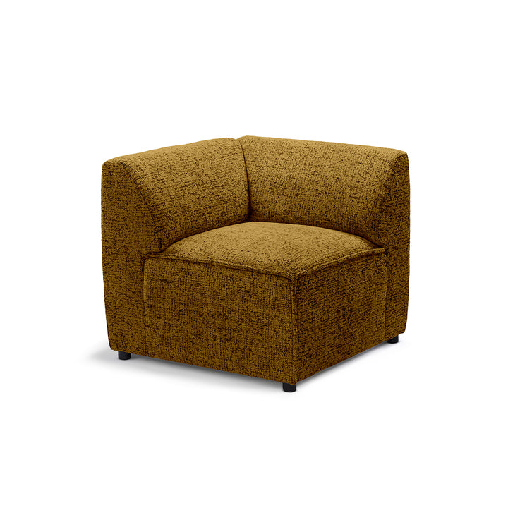 Sofa Modułowa BRICK Moduł M Prawo Złoty Dąb (BELLA 45)