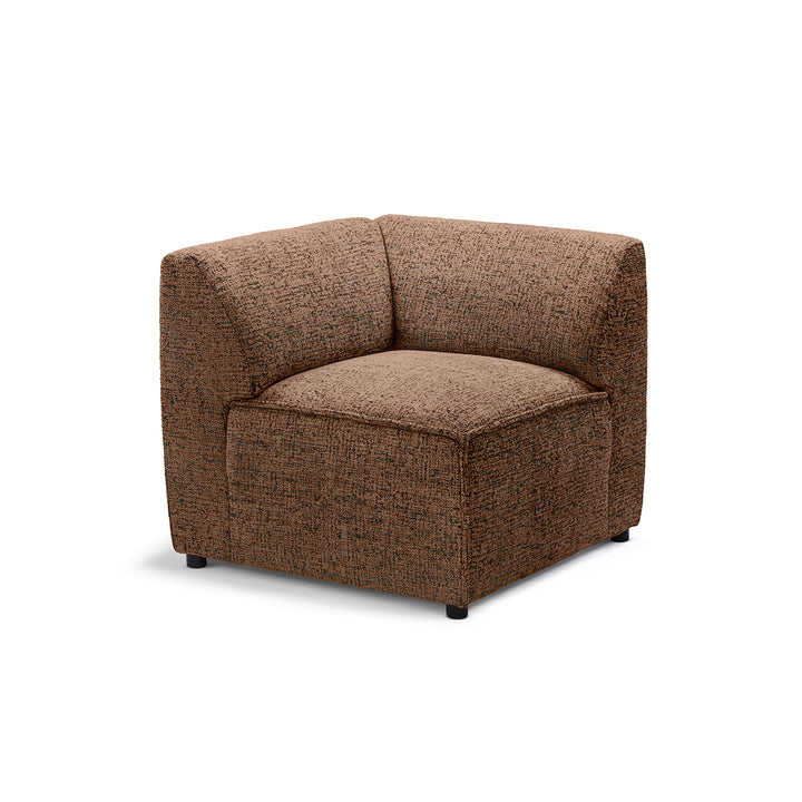 Sofa Modułowa BRICK Moduł M Prawo Cynamonowy Dąb (BELLA 70)