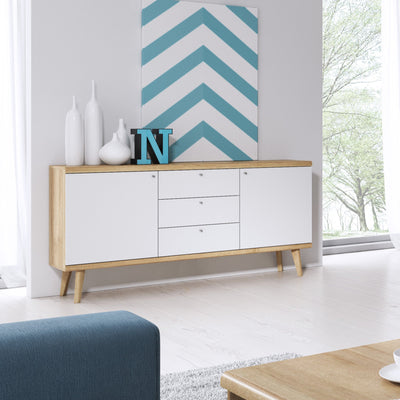 Komoda 160x83 w stylu skandynawskim | Lato