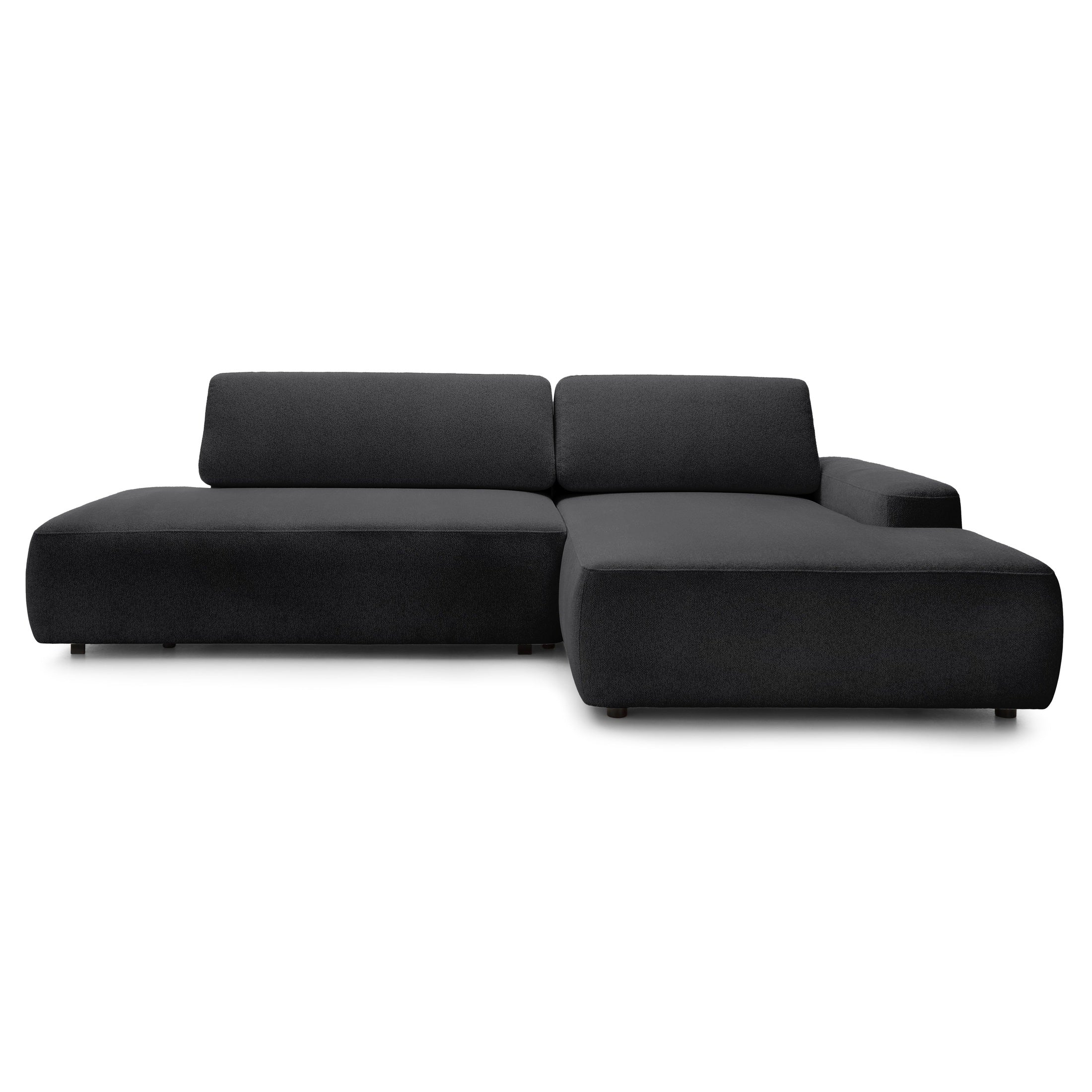 Narożnik z funkcją spania 4-osobowy 125x210 w stylu japandi | Bamby