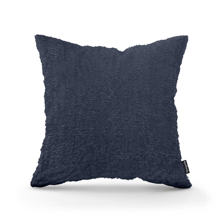 Poduszka Dekoracyjna Plusz 45x45 Atramentowy Grafit