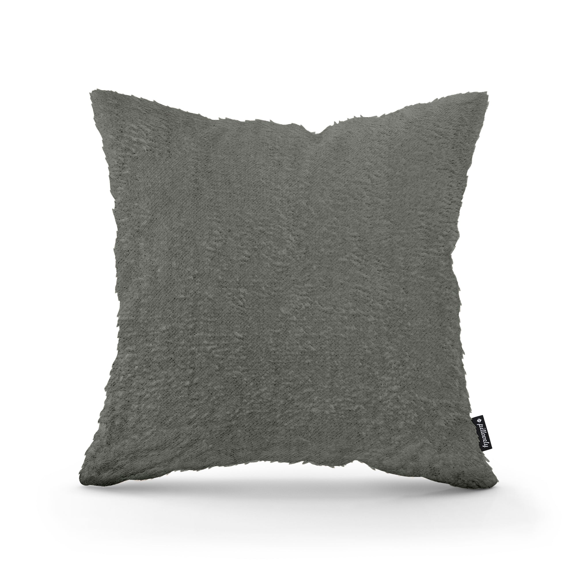 Poduszka Dekoracyjna Plusz 45x45 Popielista Zieleń