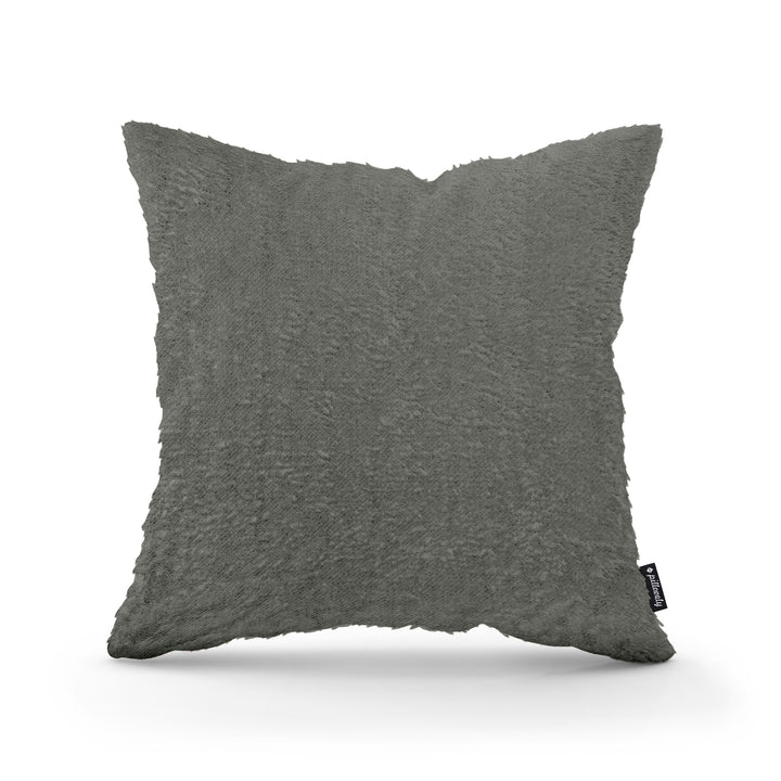 Poduszka Dekoracyjna Plusz 45x45 Popielista Zieleń