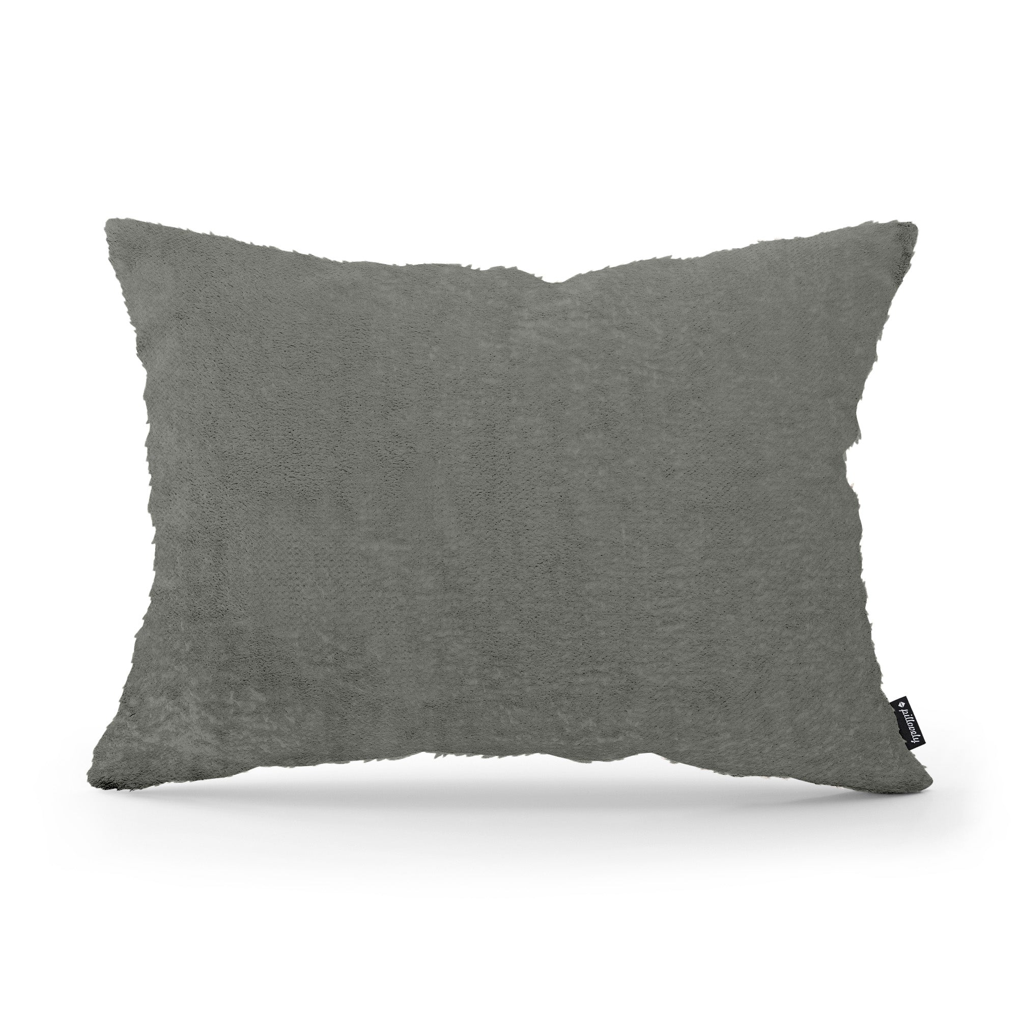 Poduszka Dekoracyjna Plusz 40x55 Popielista Zieleń