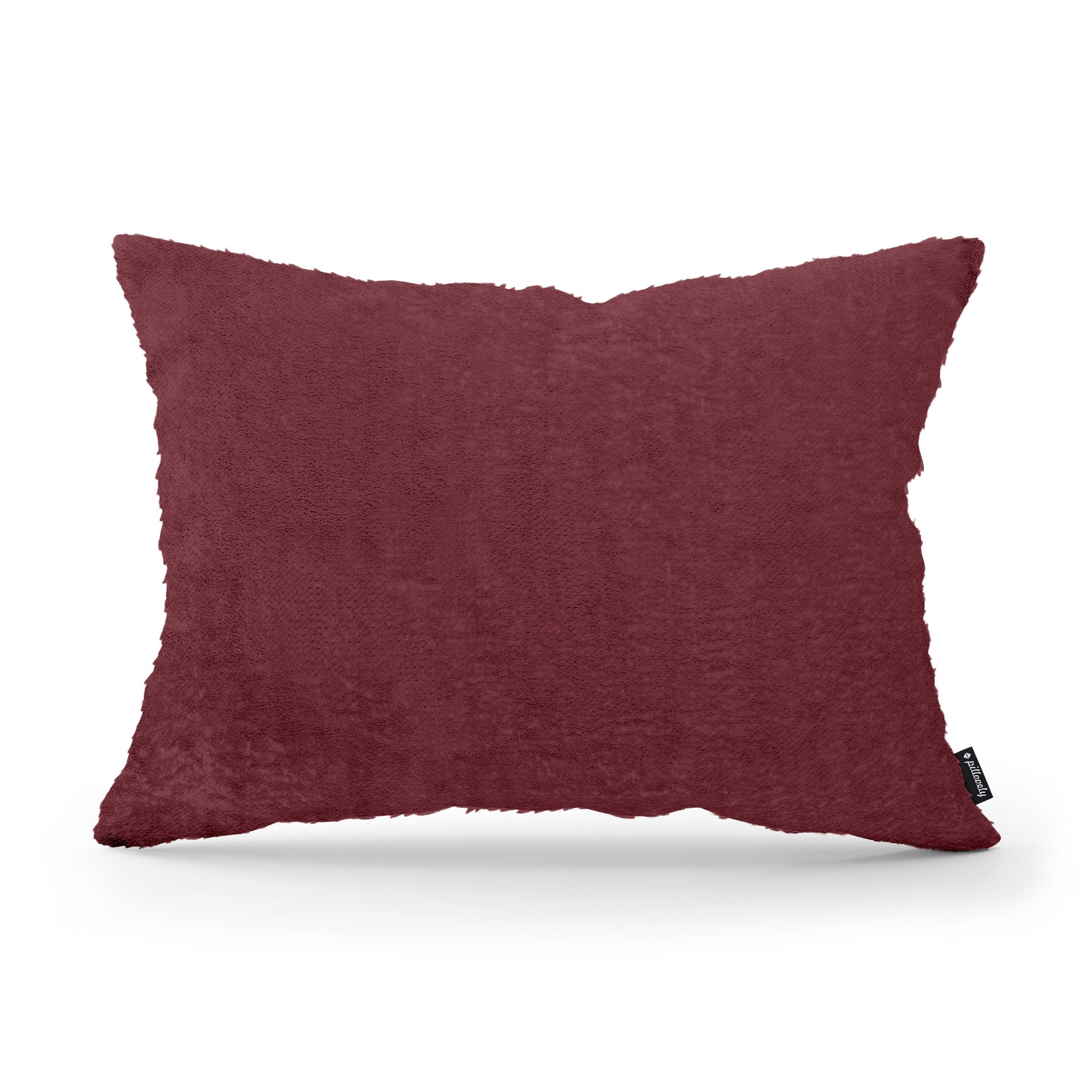 Poduszka Dekoracyjna Plusz 40x55 Burgundowy Kamień