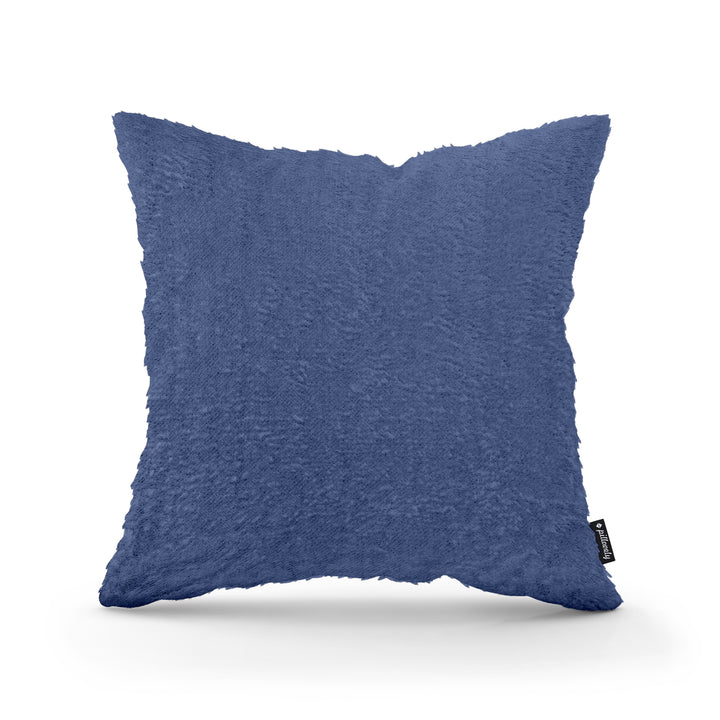 Poduszka Dekoracyjna Plusz 45x45 Atramentowy Nurt