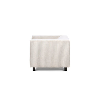 Fotel 95 cm do relaksu w stylu skandynawskim | July