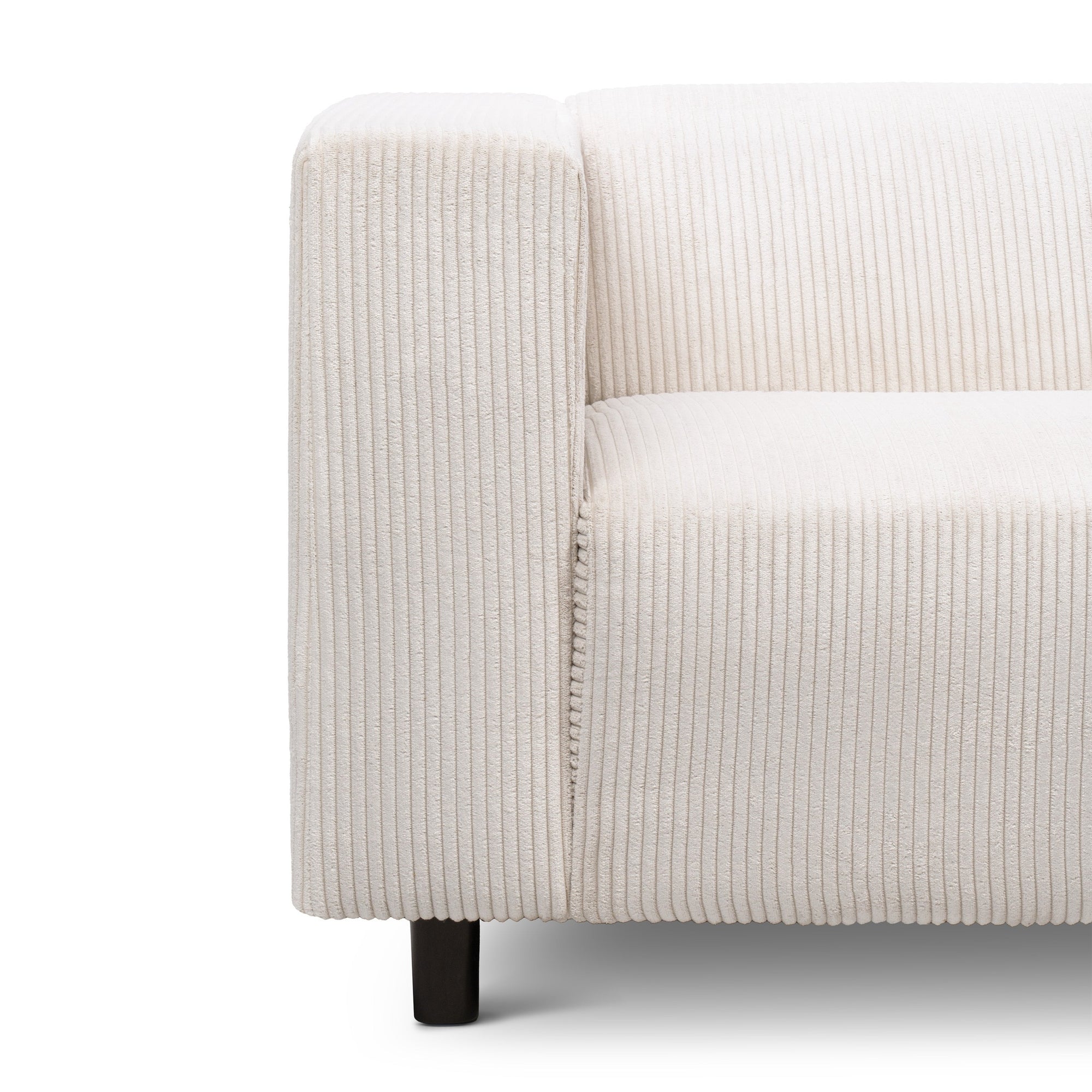 sofa 2-osobowa 151 cm – sztruks POSO, styl minimalistyczny | July
