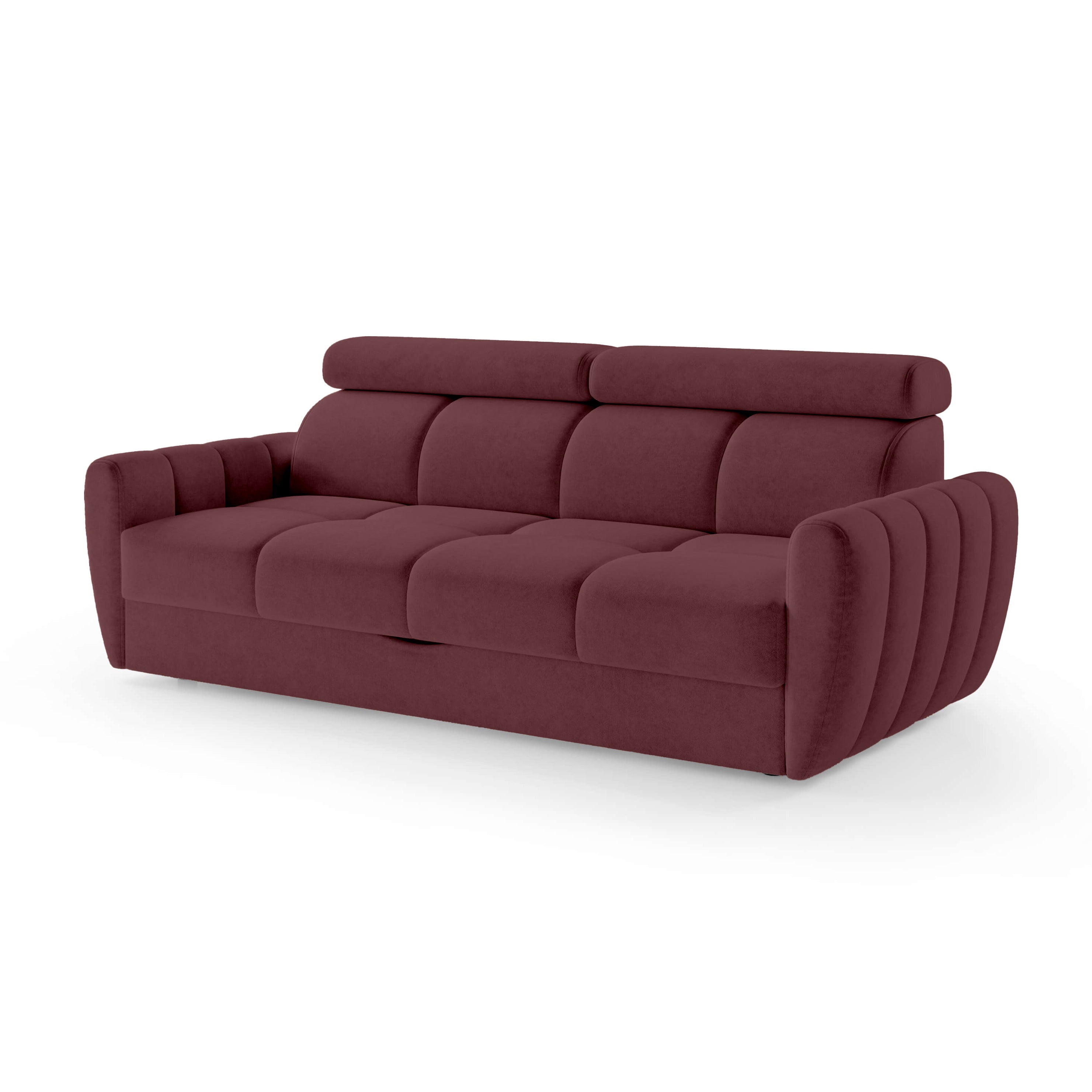 Sofa z funkcją spania 3-osobowa 227 cm w stylu minimalistycznym | Franec