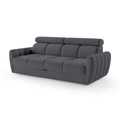 Sofa z funkcją spania 3-osobowa 227 cm w stylu minimalistycznym | Franec