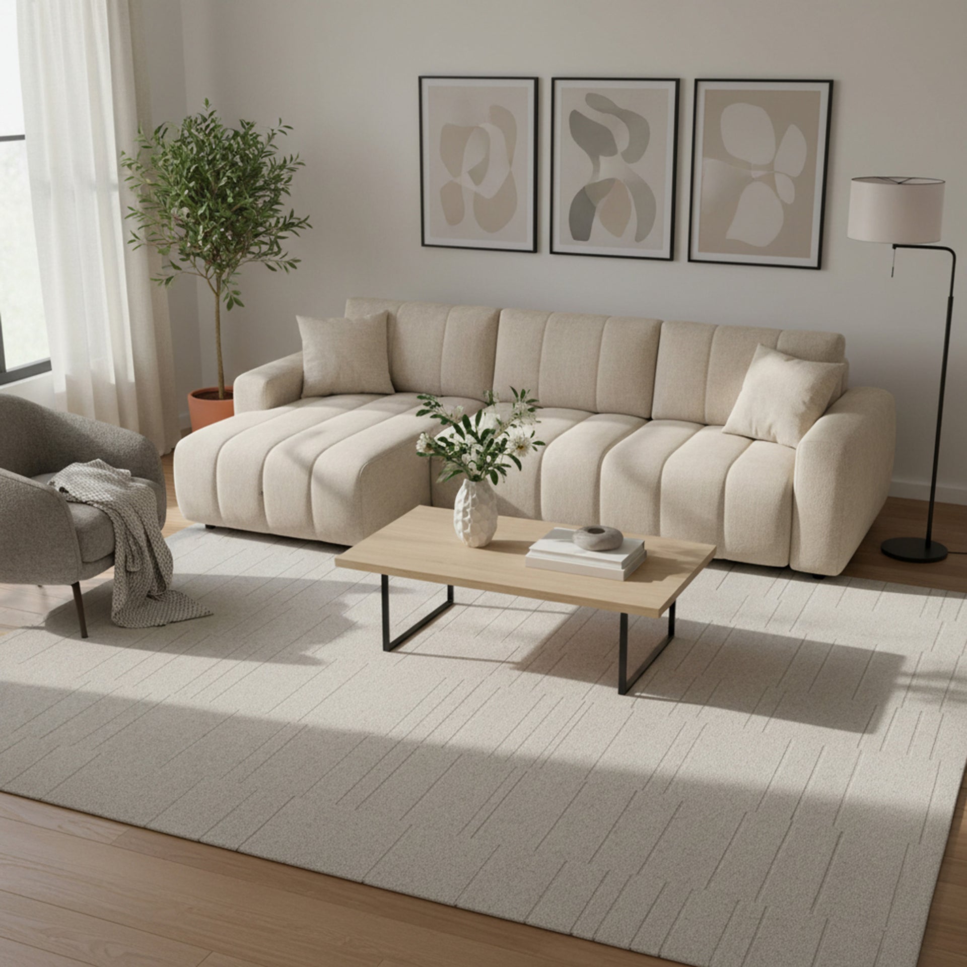 Dywan Linaro Pudrowa Szarość