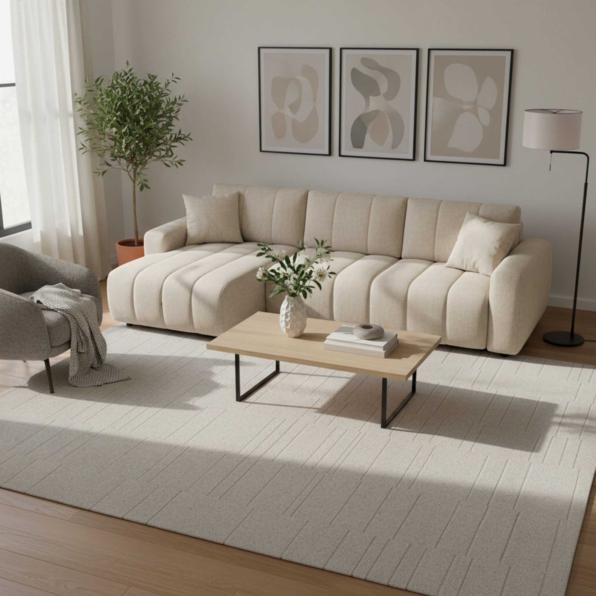 Dywan Linaro Pudrowa Szarość