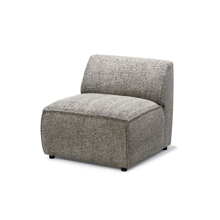 Sofa Modułowa BRICK Moduł S Lewo Szary Taupe (BELLA 15)