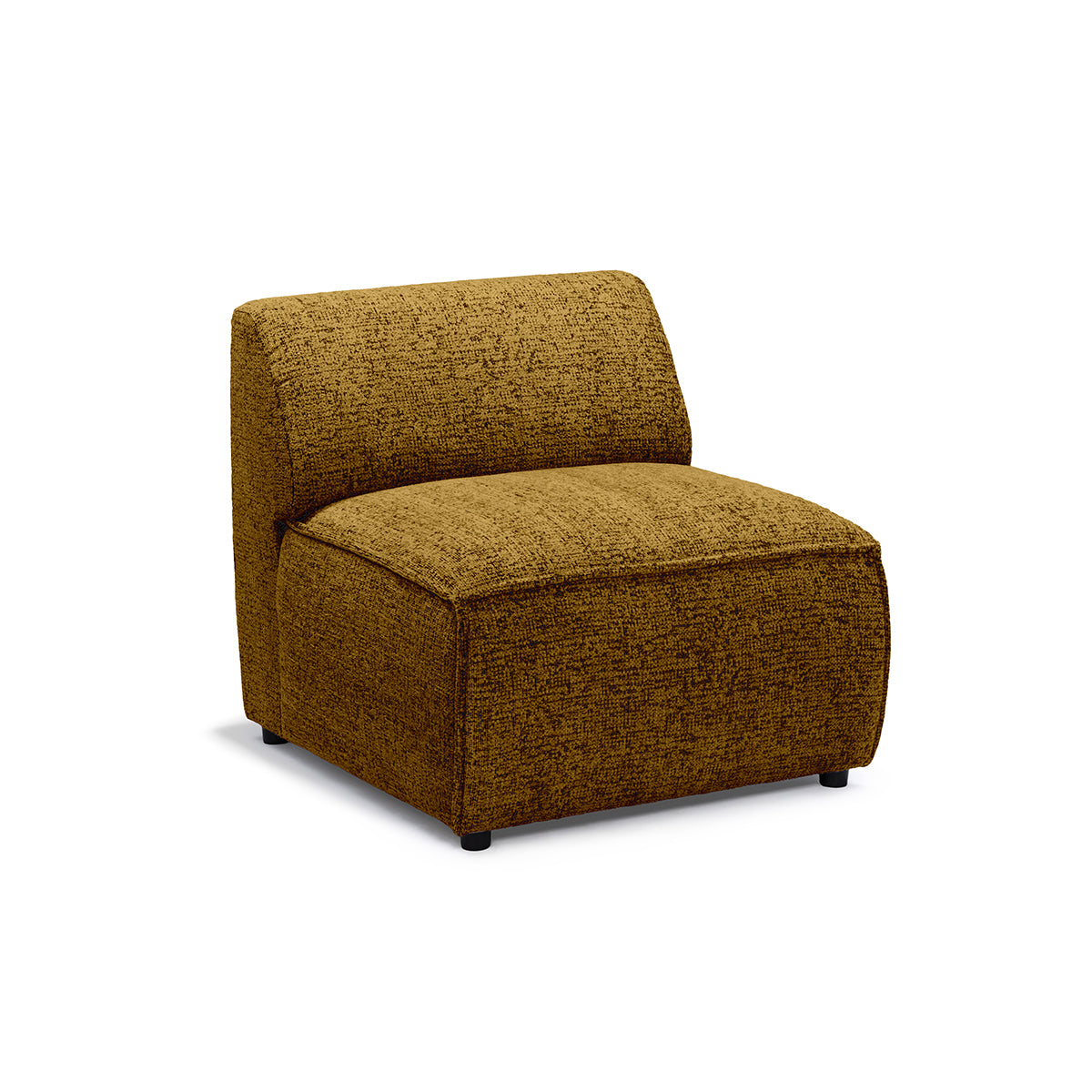 Sofa Modułowa BRICK Moduł S Prawo Złoty Dąb (BELLA 45)
