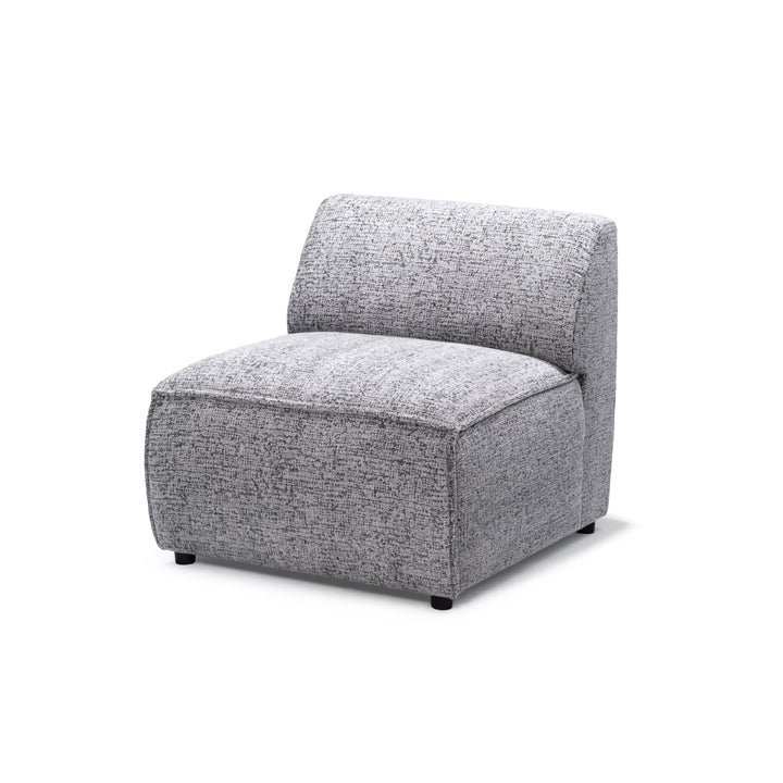 Sofa Modułowa BRICK Moduł S Lewo Szary Mat (BELLA 65)