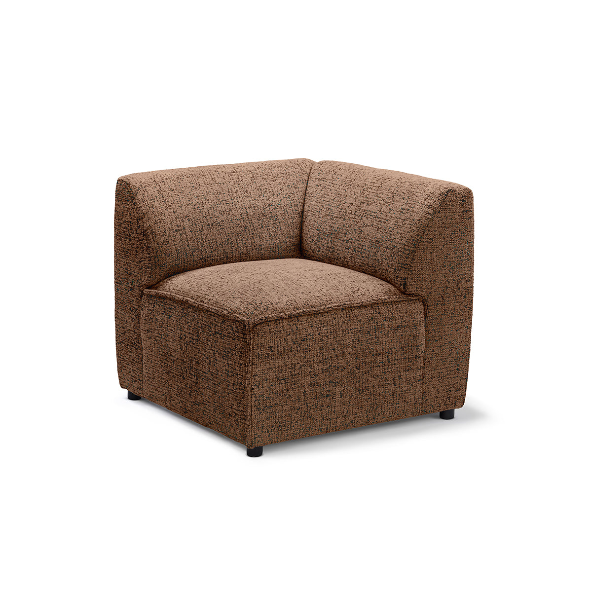 Sofa Modułowa BRICK Moduł M Lewo Cynamonowy Dąb (BELLA 70)