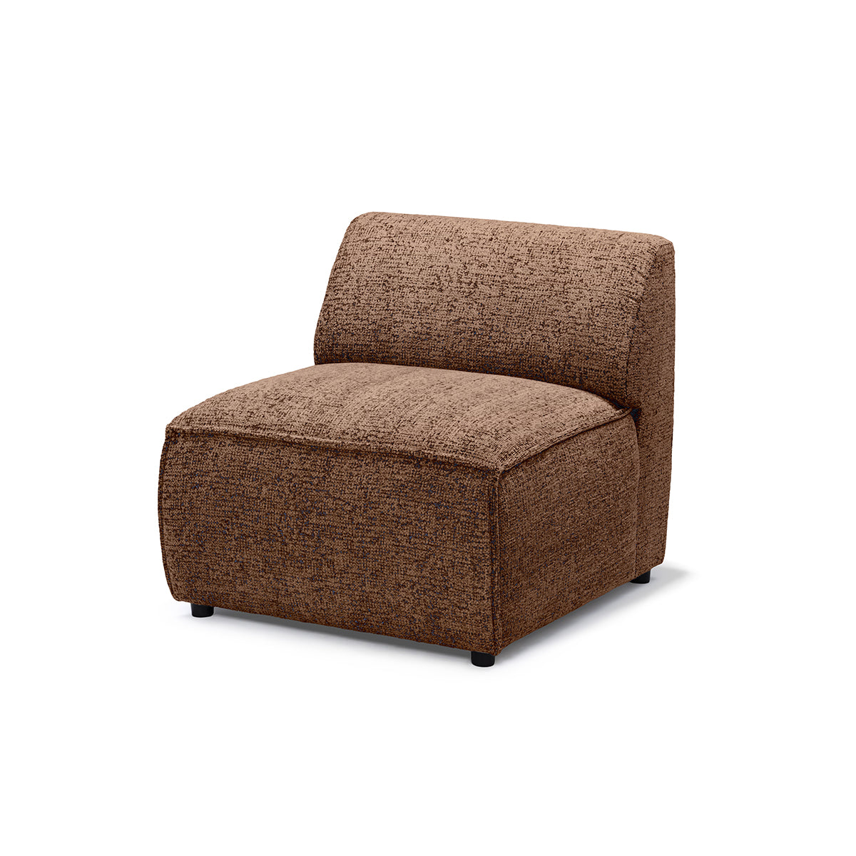 Sofa Modułowa BRICK Moduł S Lewo Cynamonowy Dąb (BELLA 70)