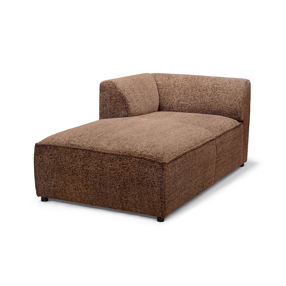 Sofa Modułowa BRICK Moduł L Lewo Cynamonowy Dąb (BELLA 70)