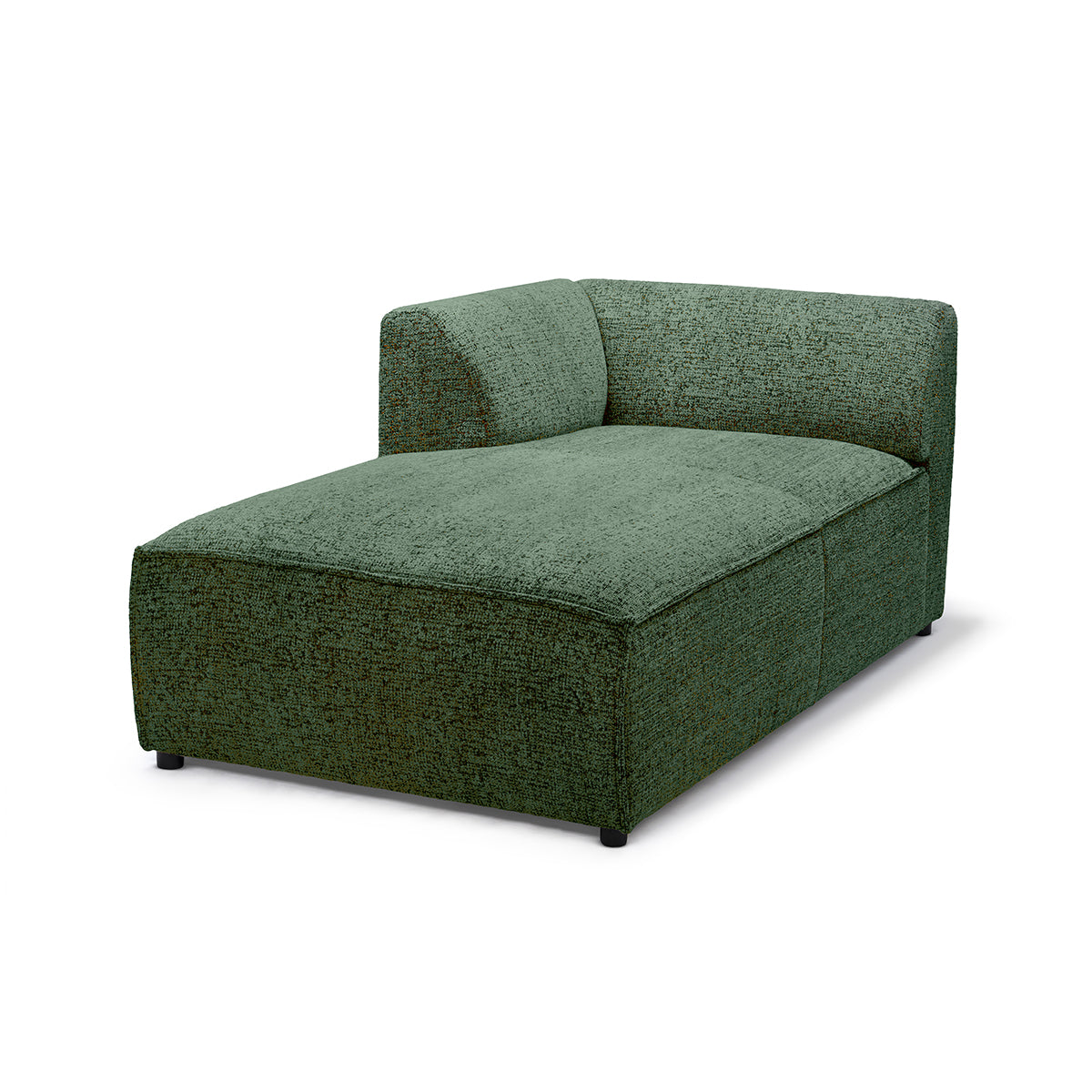 Sofa Modułowa BRICK Moduł L Lewo Zielony Onyks (BELLA 80)