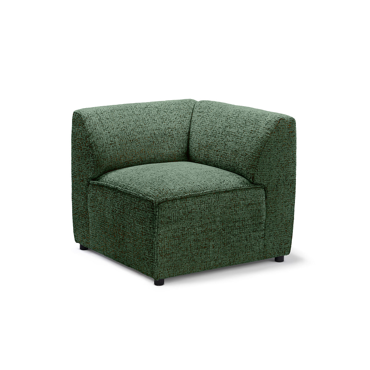 Sofa Modułowa BRICK Moduł M Lewo Zielony Onyks (BELLA 80)