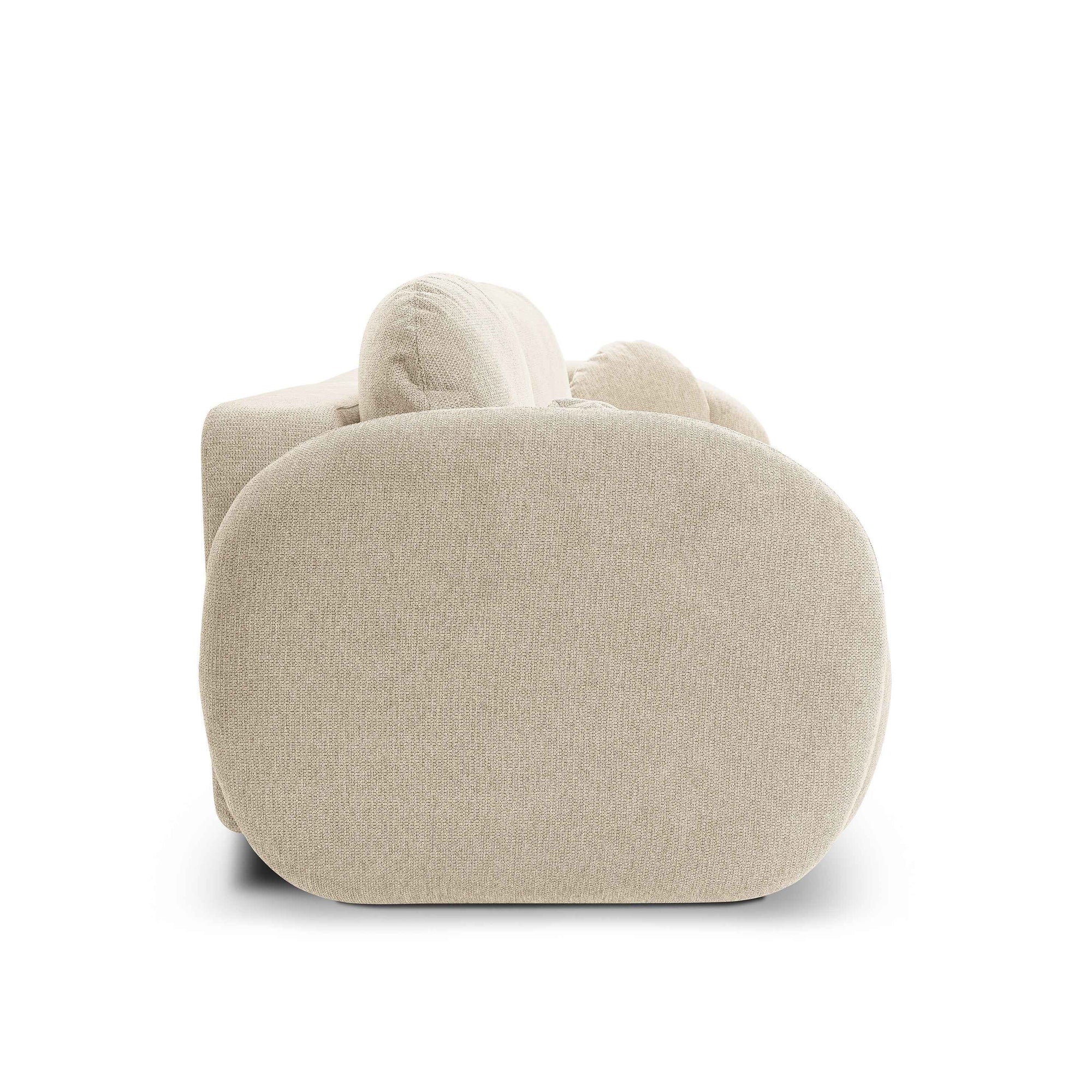 Sofa 3-osobowa z funkcją spania 142x200 z pojemnikiem w stylu art deco – tkanina Aragon, sprężyny bonell, DL | OLEMO