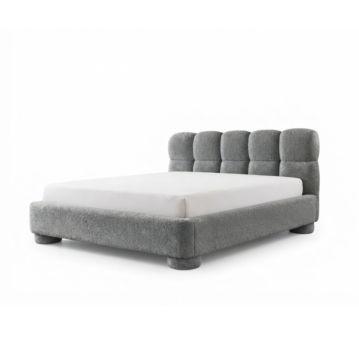 Łóżko tapicerowane Lattro 120x200–200x200 z pojemnikiem w stylu modern organic, tkanina Coral – zdjęcie główne | Pillovely