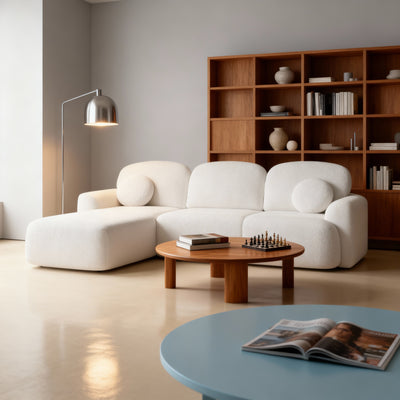 Narożnik z funkcją spania 3–4 osobowy DL 260 cm w stylu nowoczesnym | Bulu