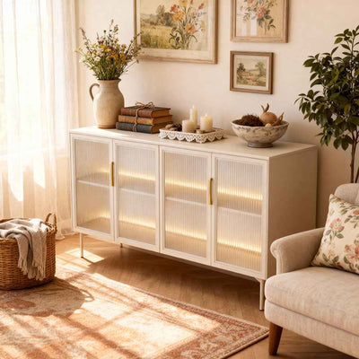 Komoda 181x83 z drzwiami w stylu eleganckim | Lummer