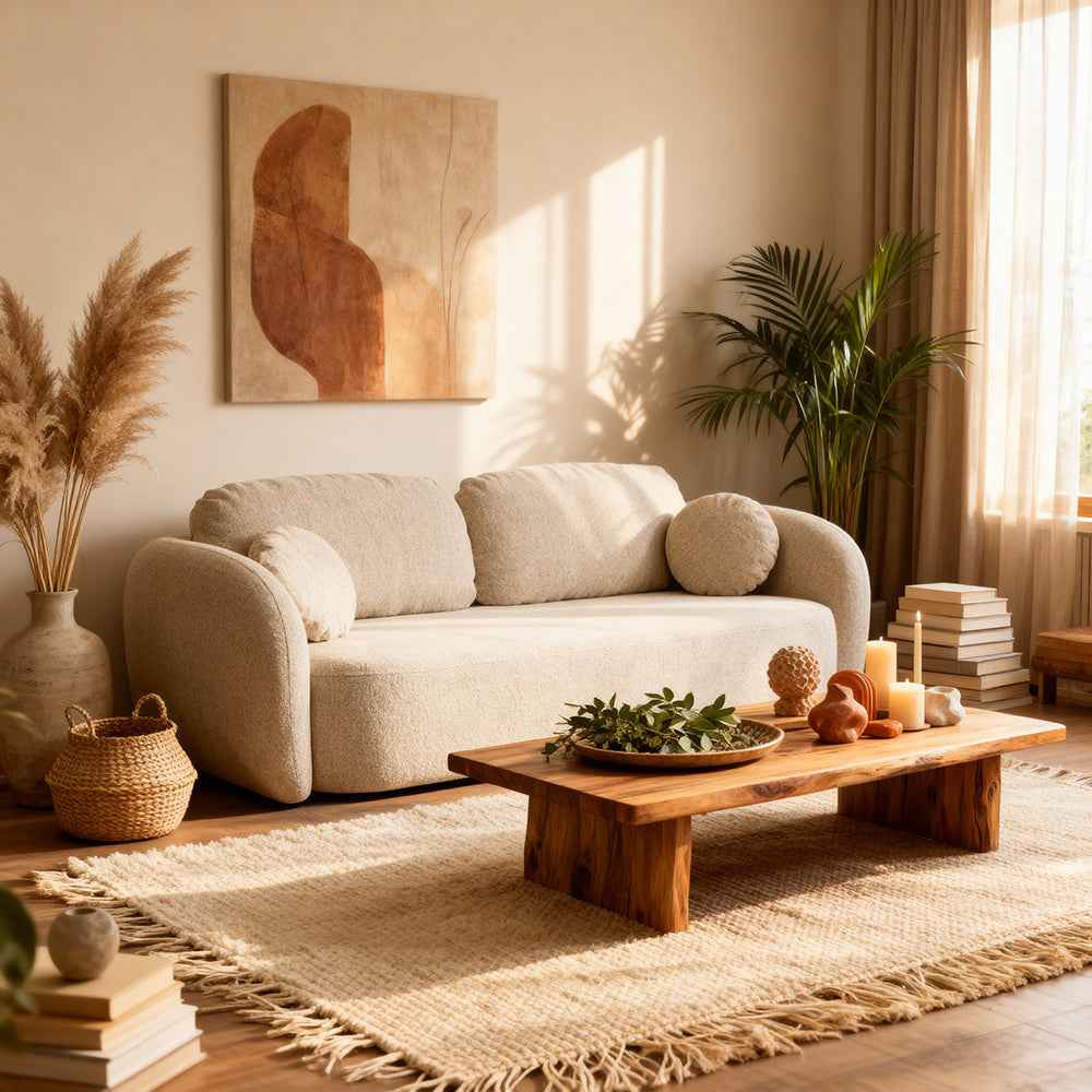 Sofa 3-osobowa z funkcją spania 142x200 z pojemnikiem w stylu art deco – tkanina Aragon, sprężyny bonell, DL | OLEMO