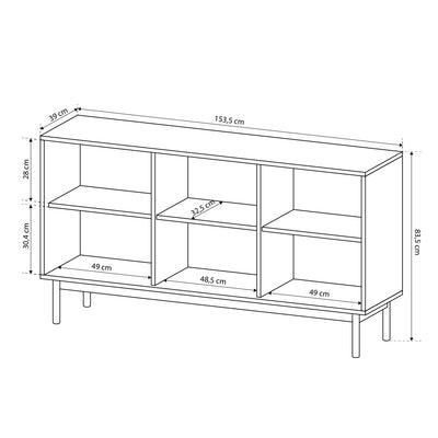 Komoda 154x84 w stylu japandi | Sabi