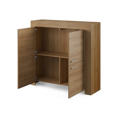Komoda do przechowywania 120x117 w stylu skandynawskim | Gorky