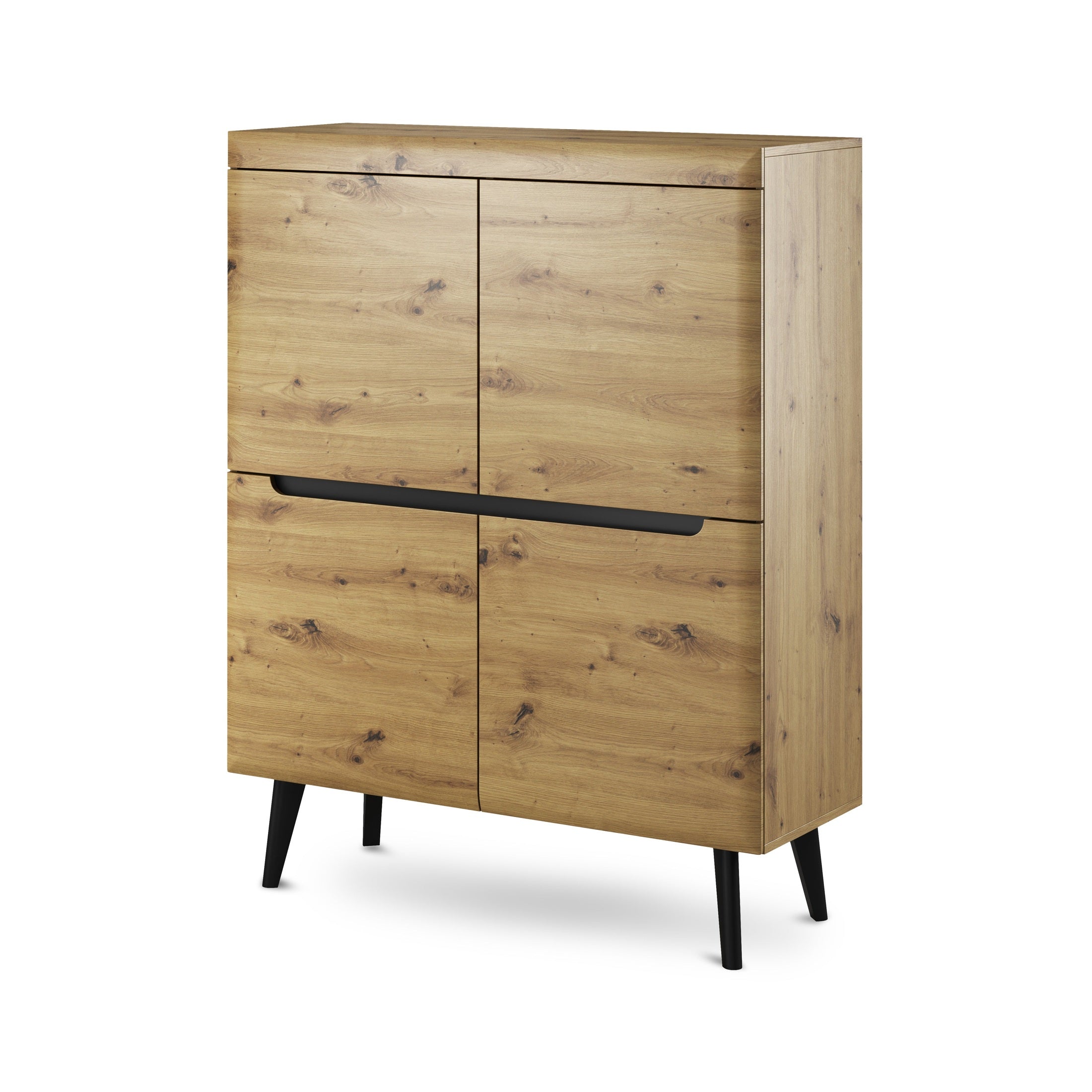 Komoda 107x134 w stylu skandynawskim | Trava Dąb Artisan