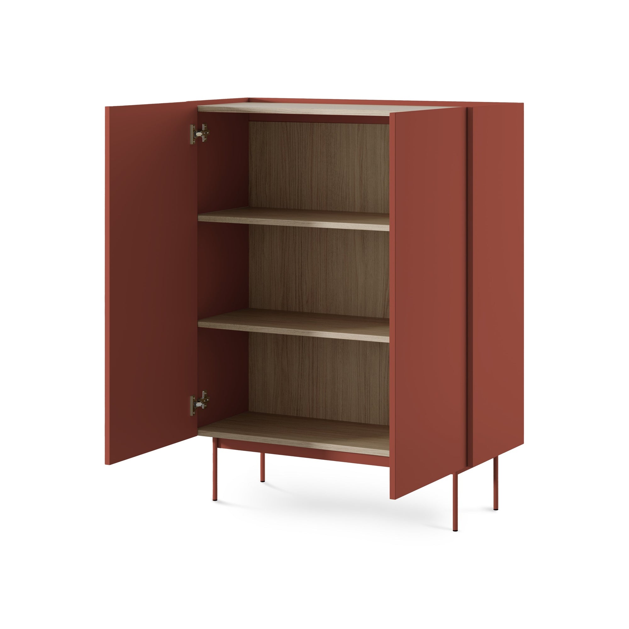 Komoda 97x122 w stylu nowoczesnym - wysoka zabudowa, bezuchwytowe fronty, cichy domyk | Bema