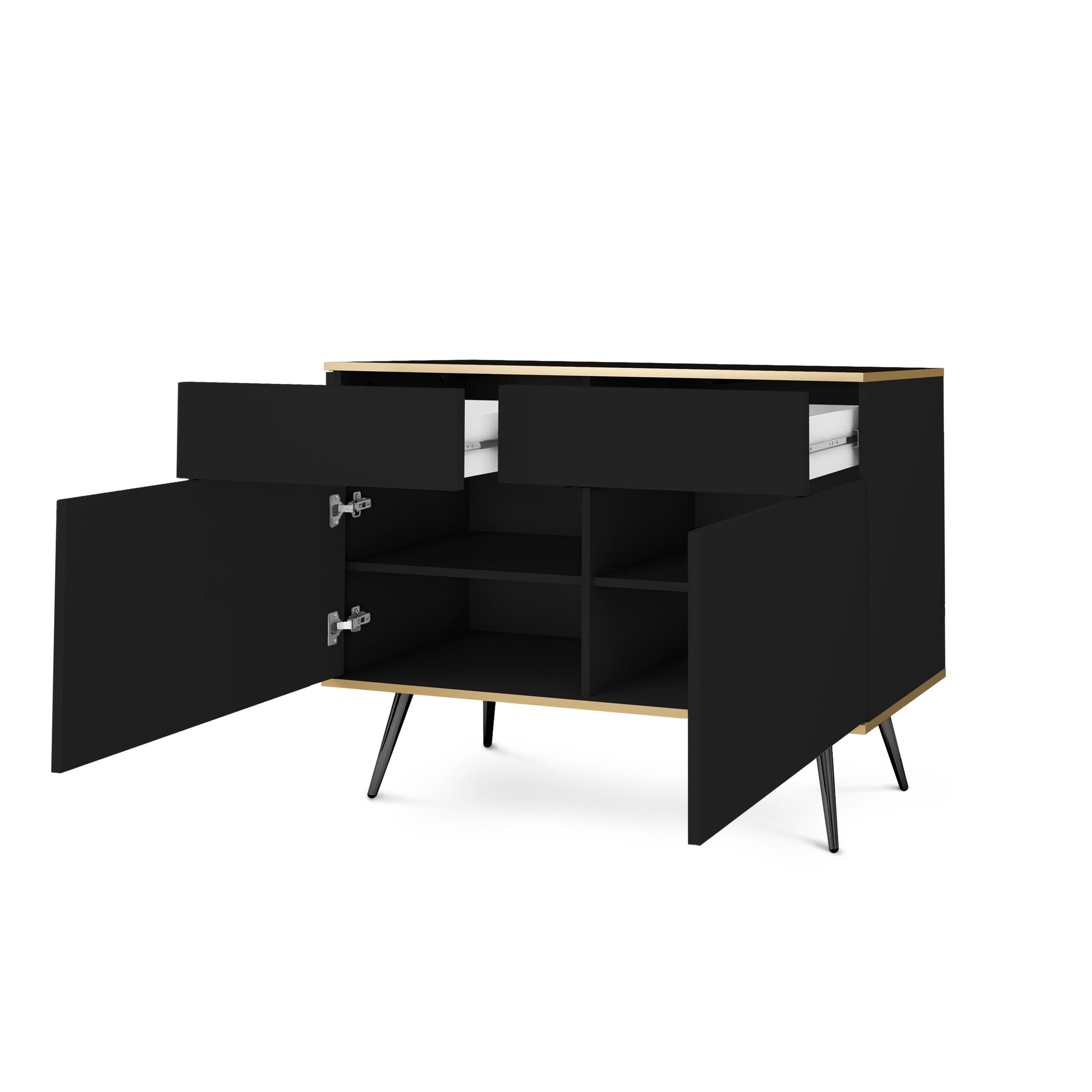 Komoda 107x85 w stylu glamour | Meva