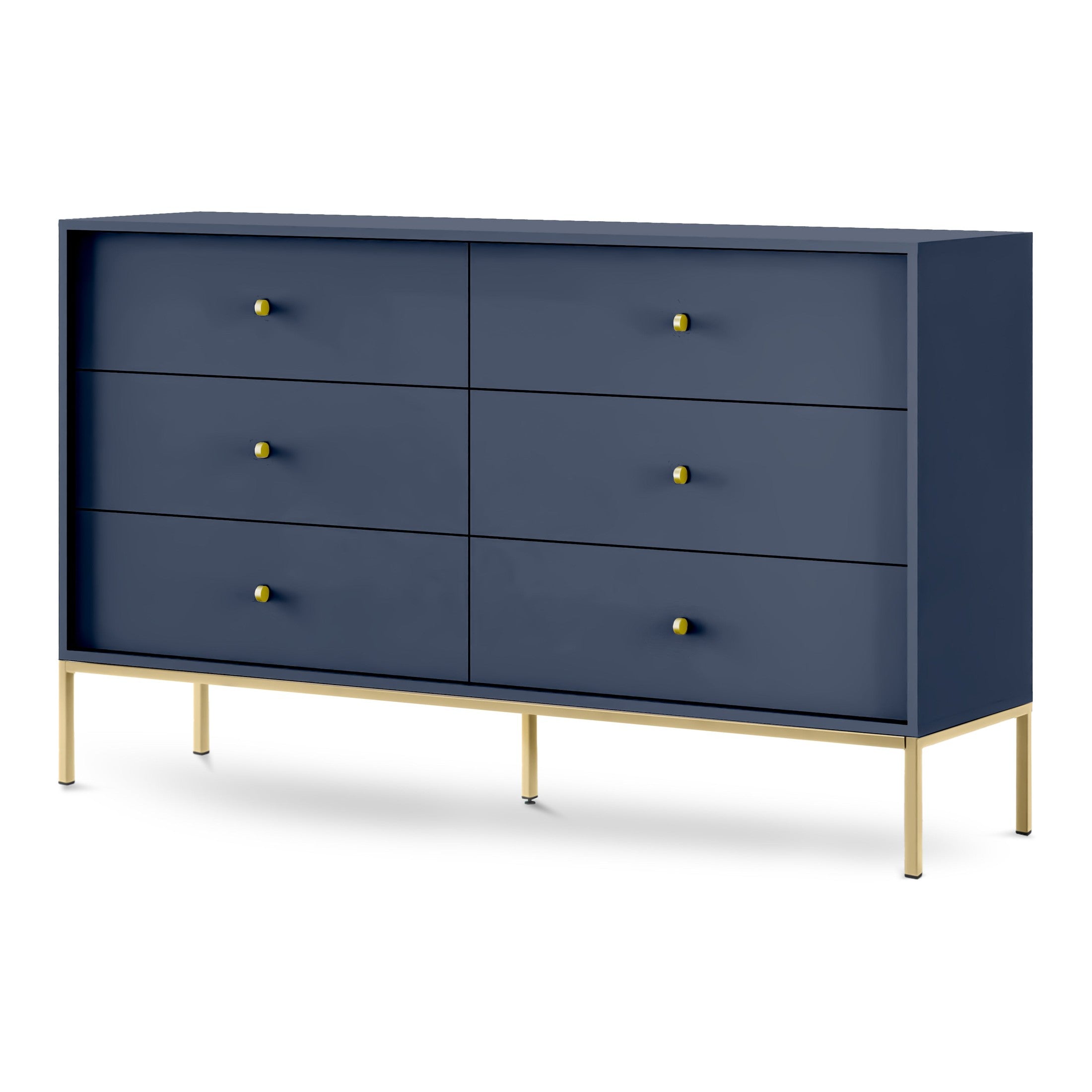 Komoda 154x89 w stylu vintage | Kviat Granat Złota