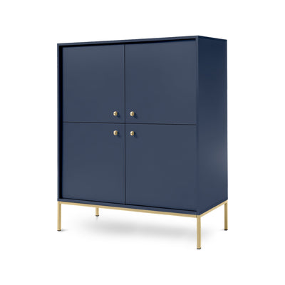 Komoda 104x126 w stylu vintage | Kviat Granat Złota