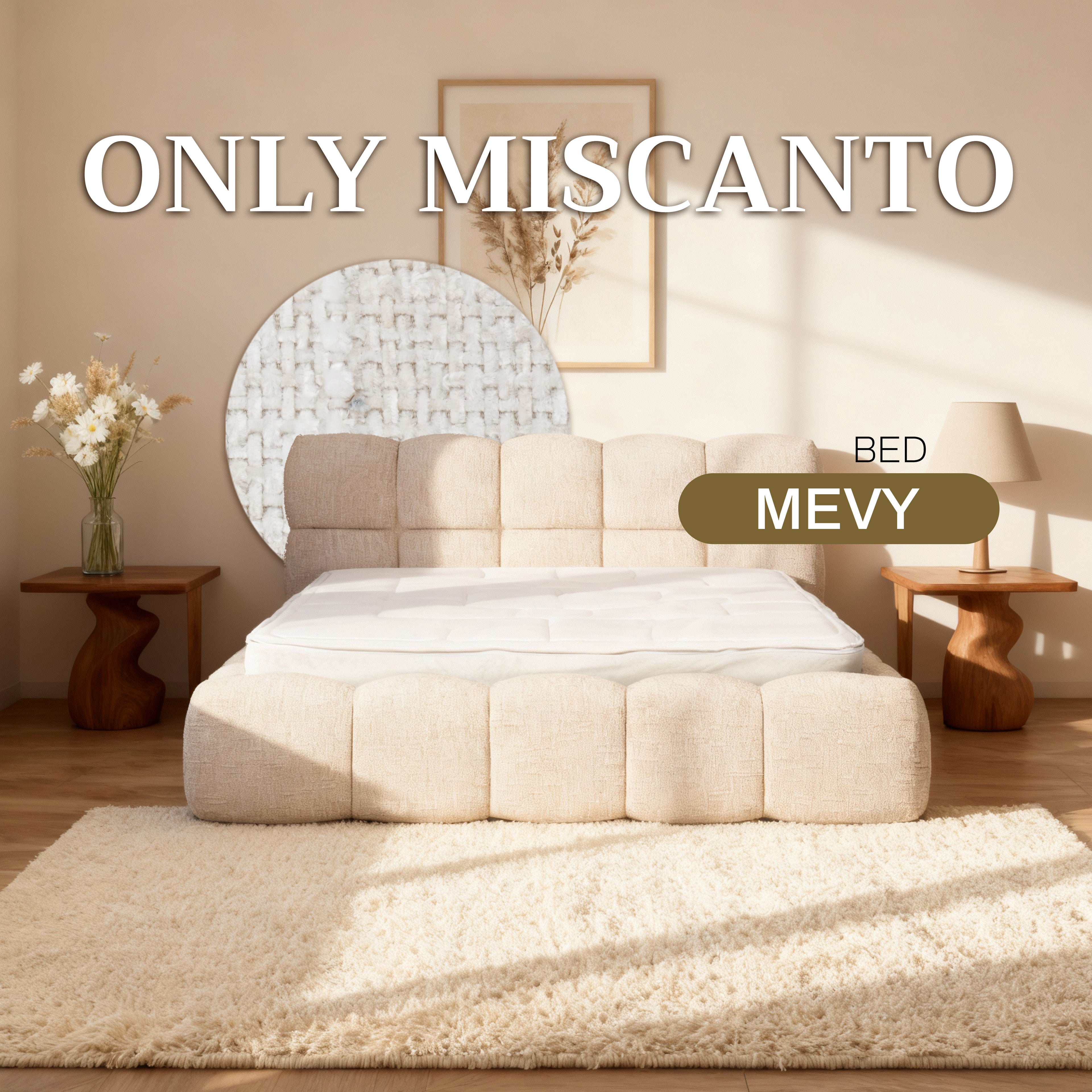 Próbnik tkanin Miscanto Szary Splot