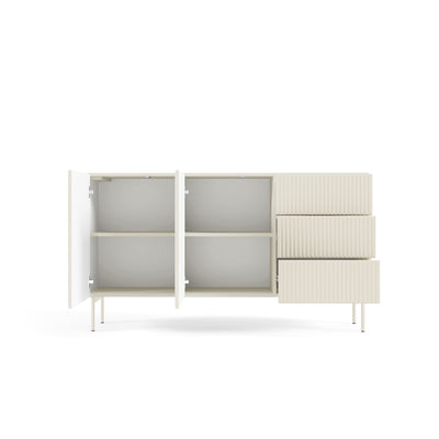 Komoda z drzwiami i szufladami 147x81 w stylu nowoczesnym | MuzZI