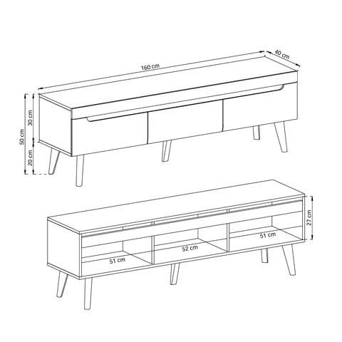 Szafka RTV Trava 160x50