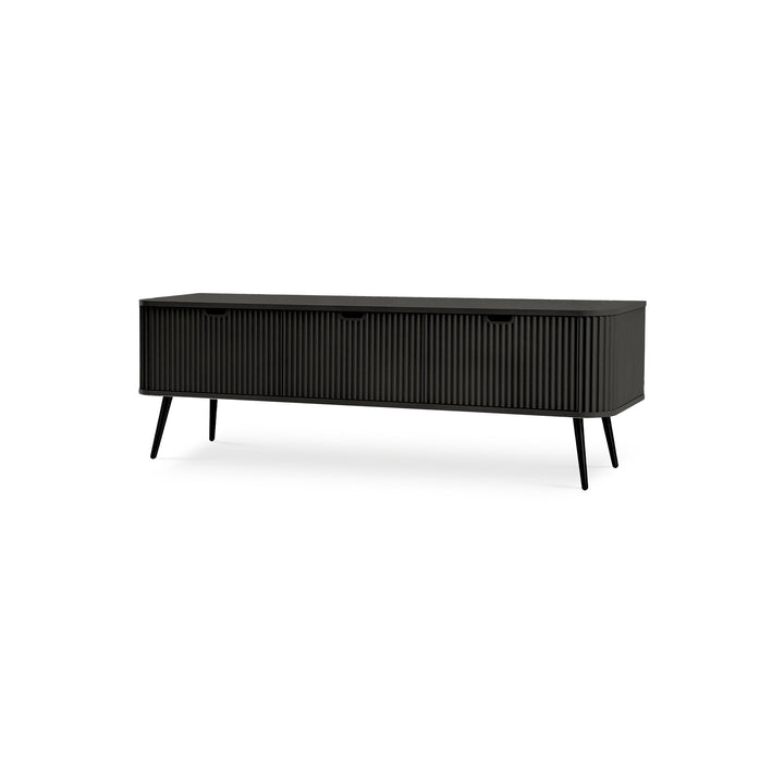 Szafka RTV Eva 168x57 Czarny Czarny