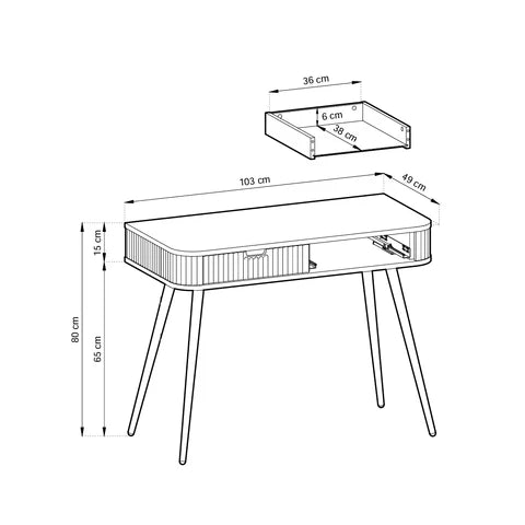 Toaletka Eva 103x80
