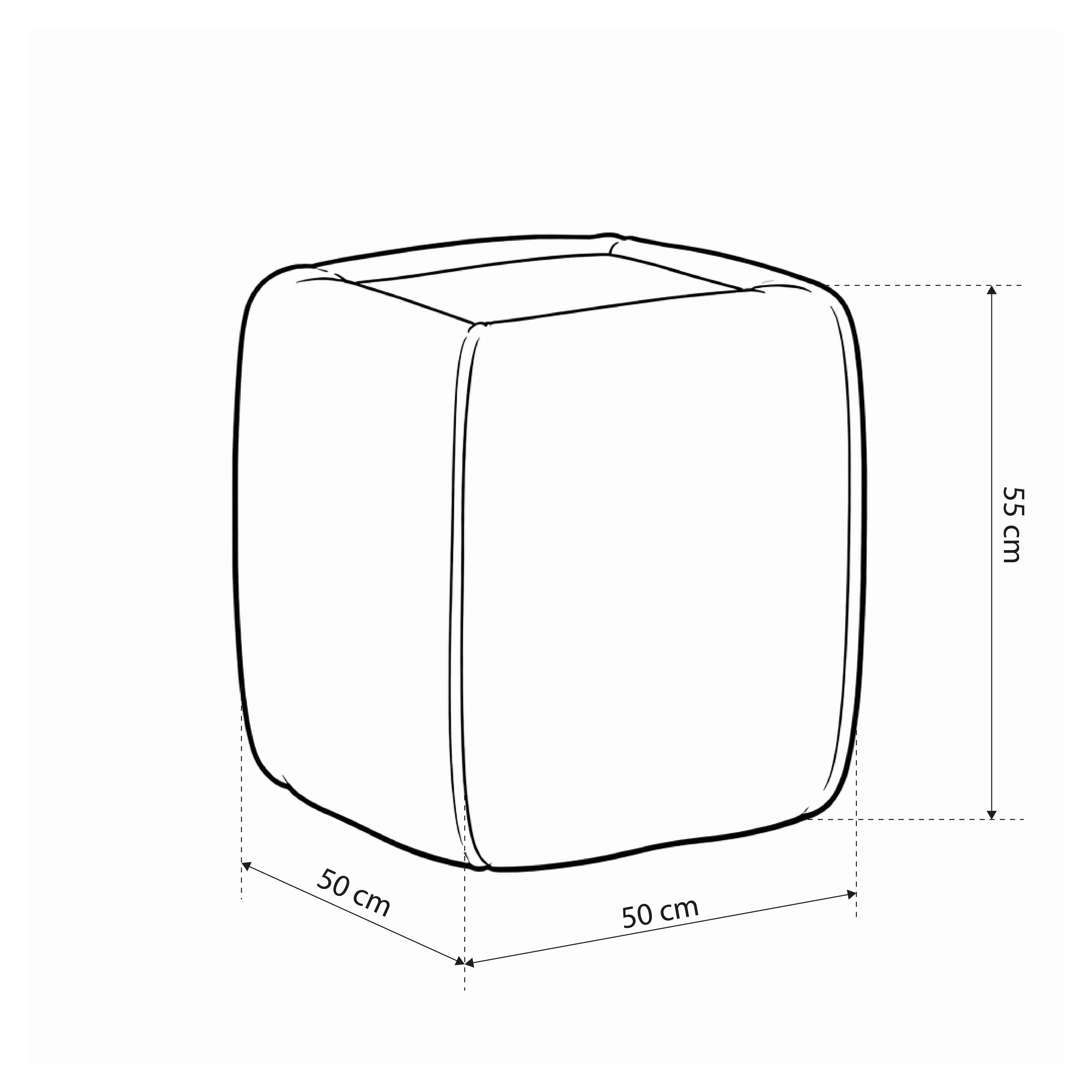 Stolik nocny 50x55 bez szuflad w stylu minimalistycznym | Neria