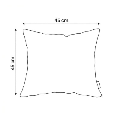 Poduszka dekoracyjna 45×45 cm w stylu minimalistycznym | Gładka