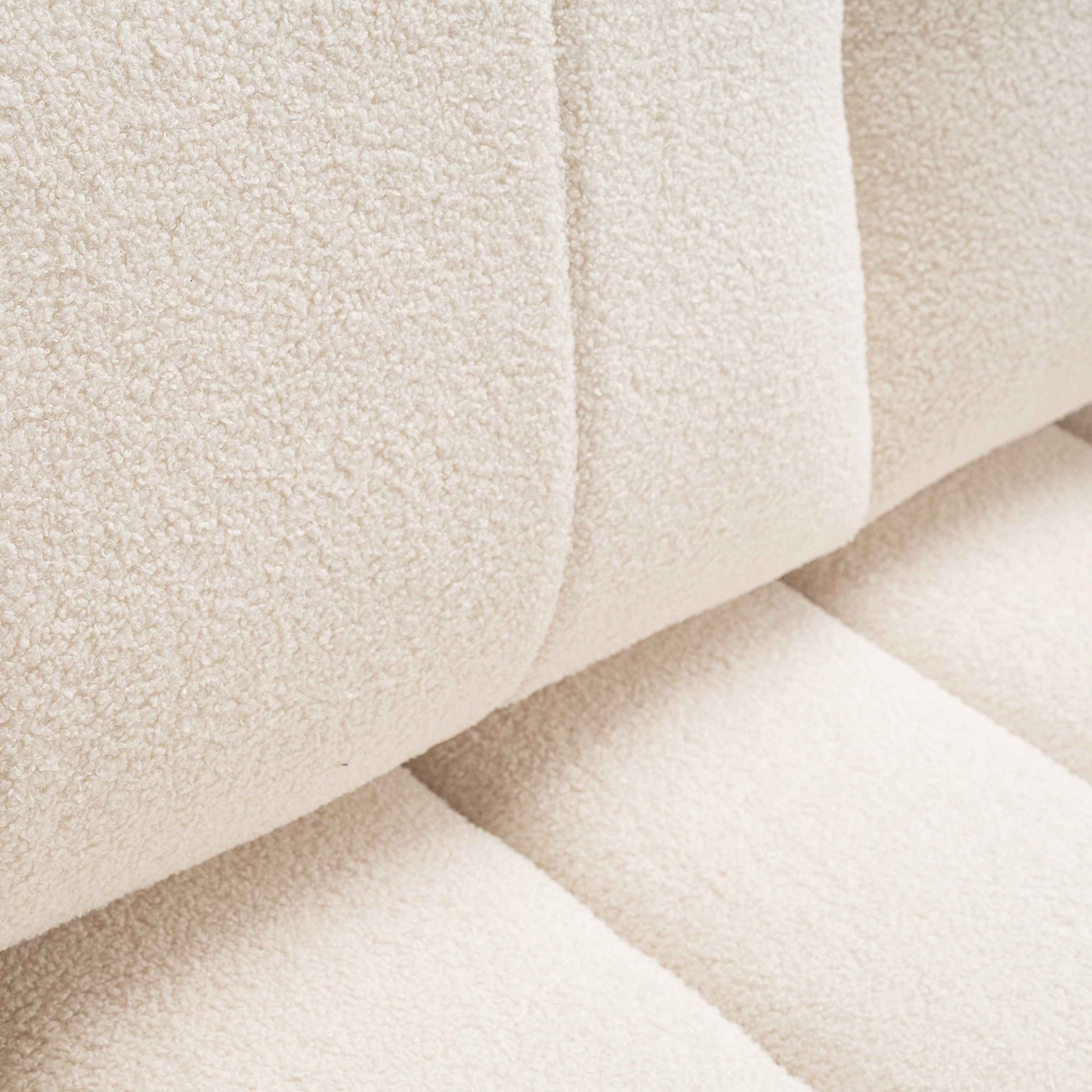 Sofa 3-osobowa z funkcją spania 144x200 w stylu skandynawskim – zaoblona forma, pojemnik, system DL | BALOA