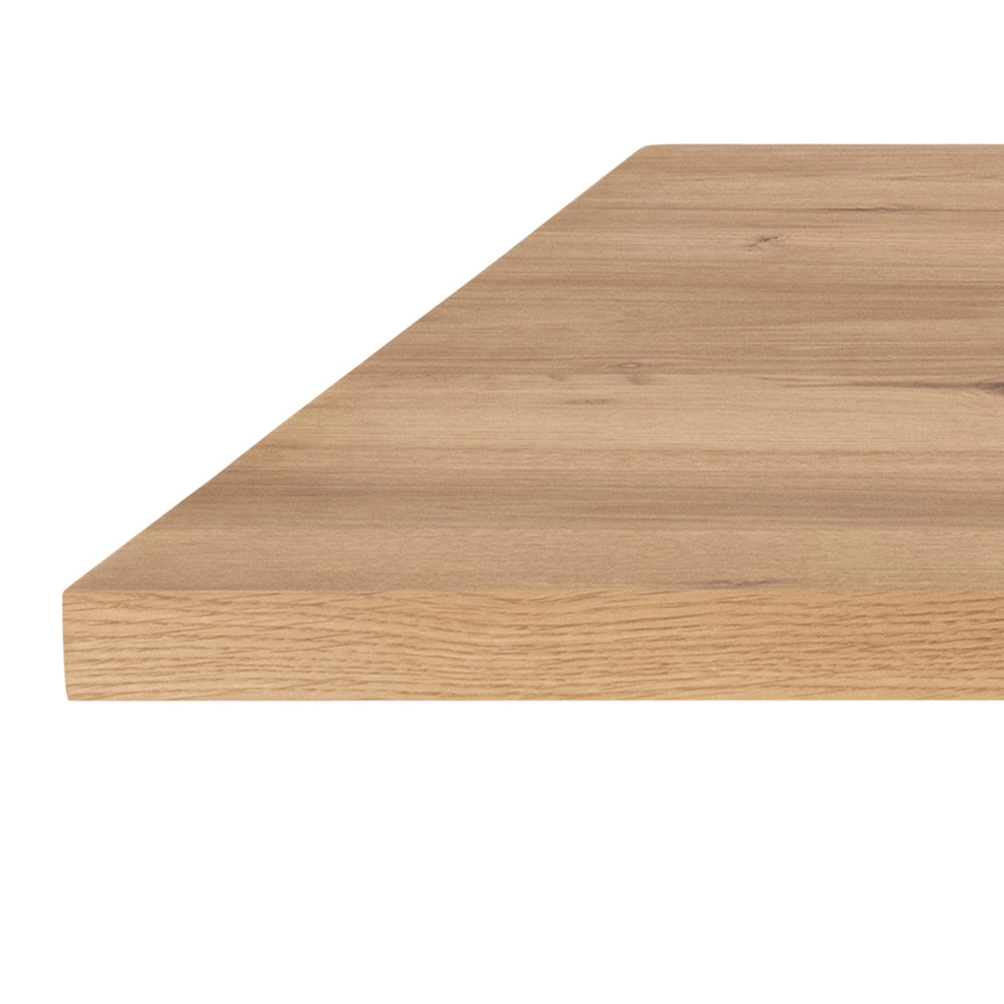 Stół do jadalni 220x76 w stylu industrialnym - dębowy szeroki blat, czarna metalowa podstawa | Oryss Oak