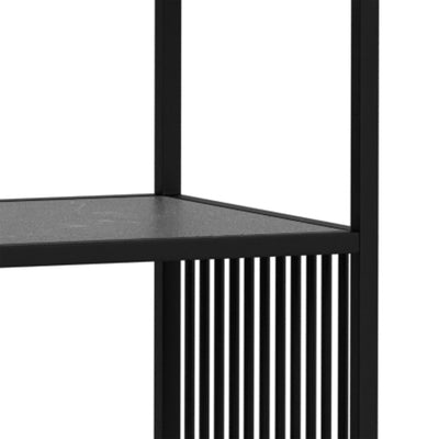 Regał 120x83 z efektem czarnego marmuru w stylu nowoczesnym | Cella