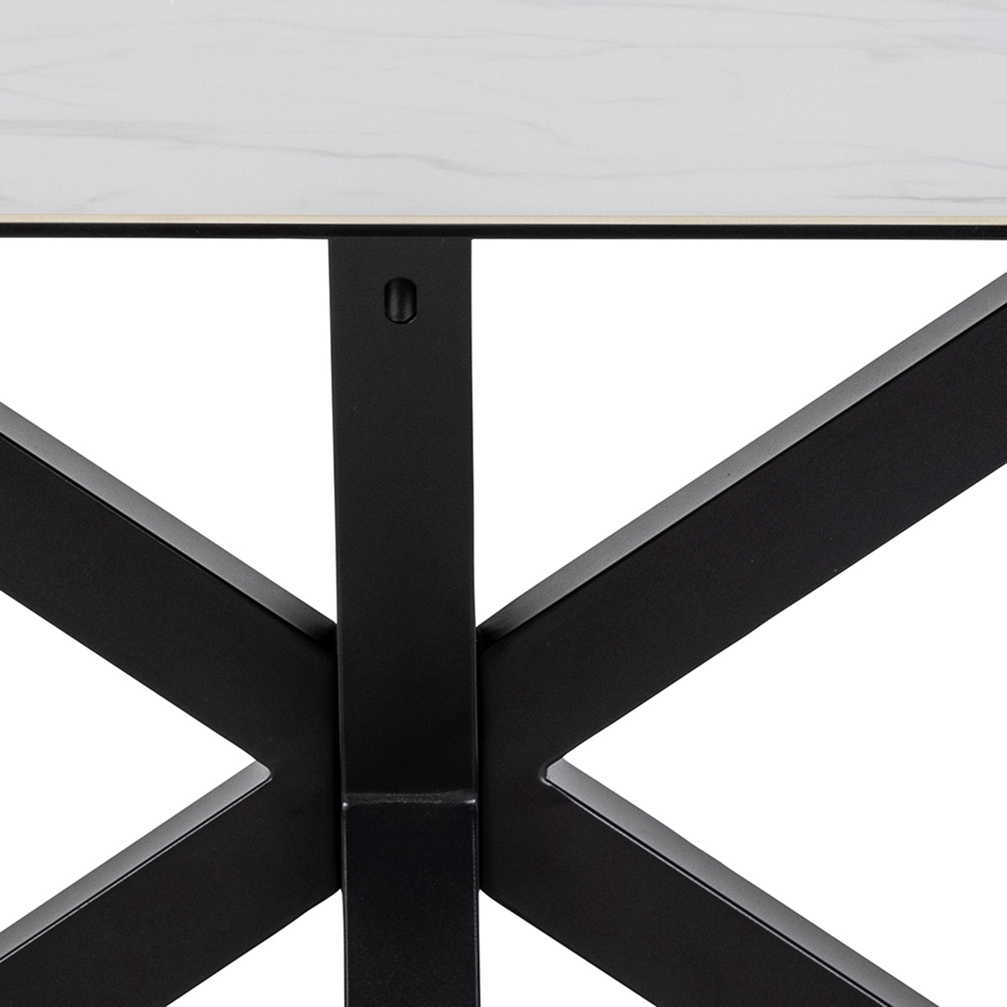 Stół do jadalni 200x76 w stylu nowoczesnym - elegancki blat ceramiczny, metalowa podstawa, 4 warianty kolorystyczne| Oryss