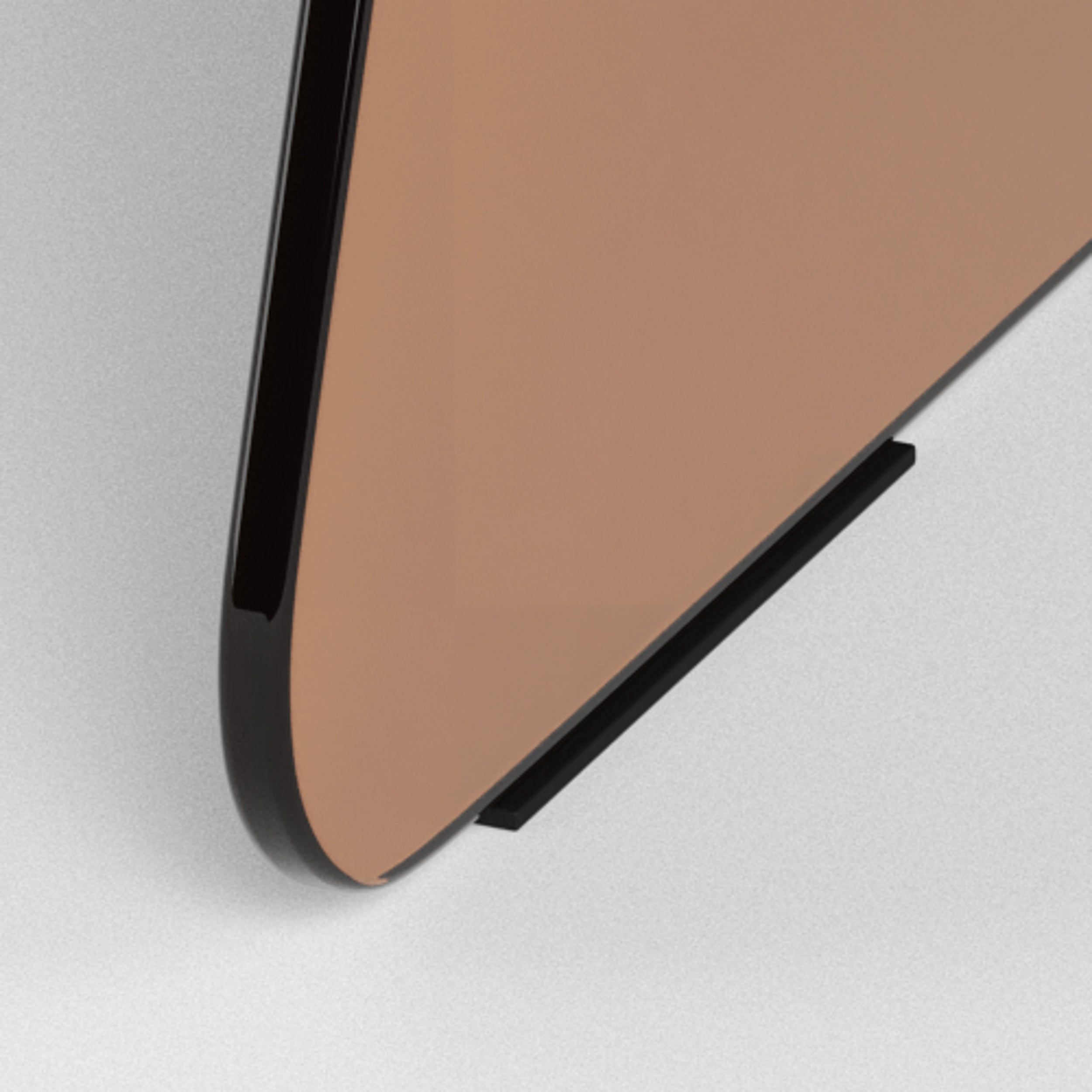 Okrągły stolik kawowy do salonu o średnicy 80 cm w stylu nowoczesnym | Aria Glass