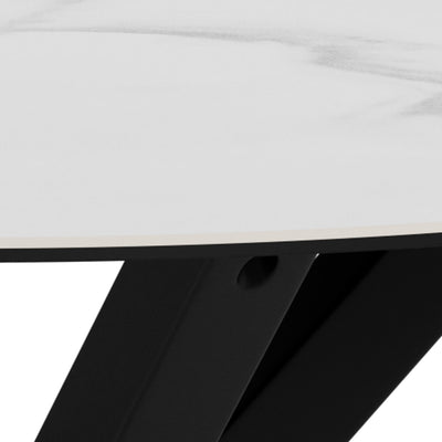 Okrągły stół do jadalni 119x76 w stylu nowoczesnym | Stela